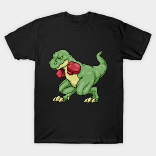 Funny dinosaur as a boxer T-Shirt